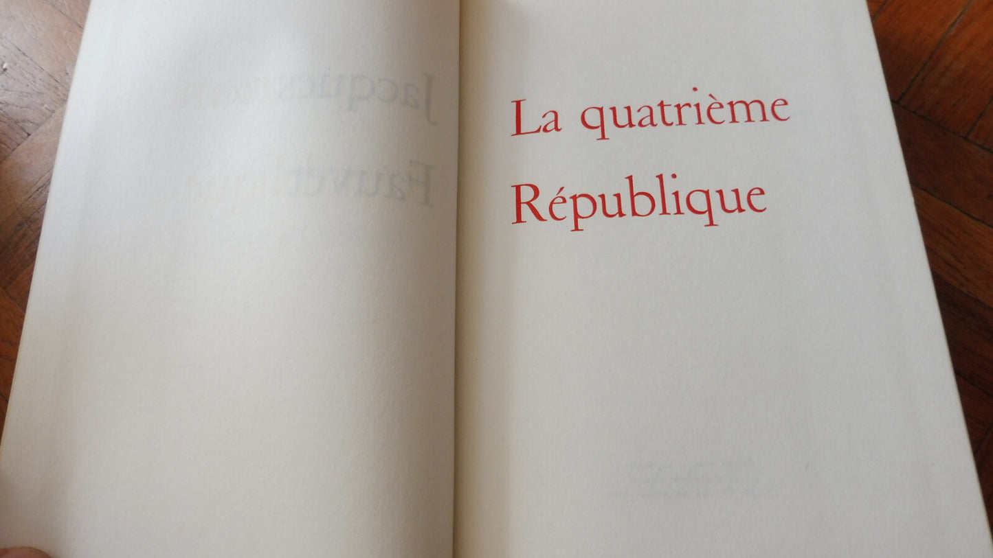 La Quatrième République (Jacques Fauvet) 1961