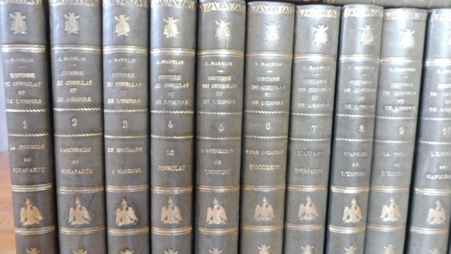 Histoire du Consulat et de l'Empire (Louis Madelin) 1943-54 16 vol.