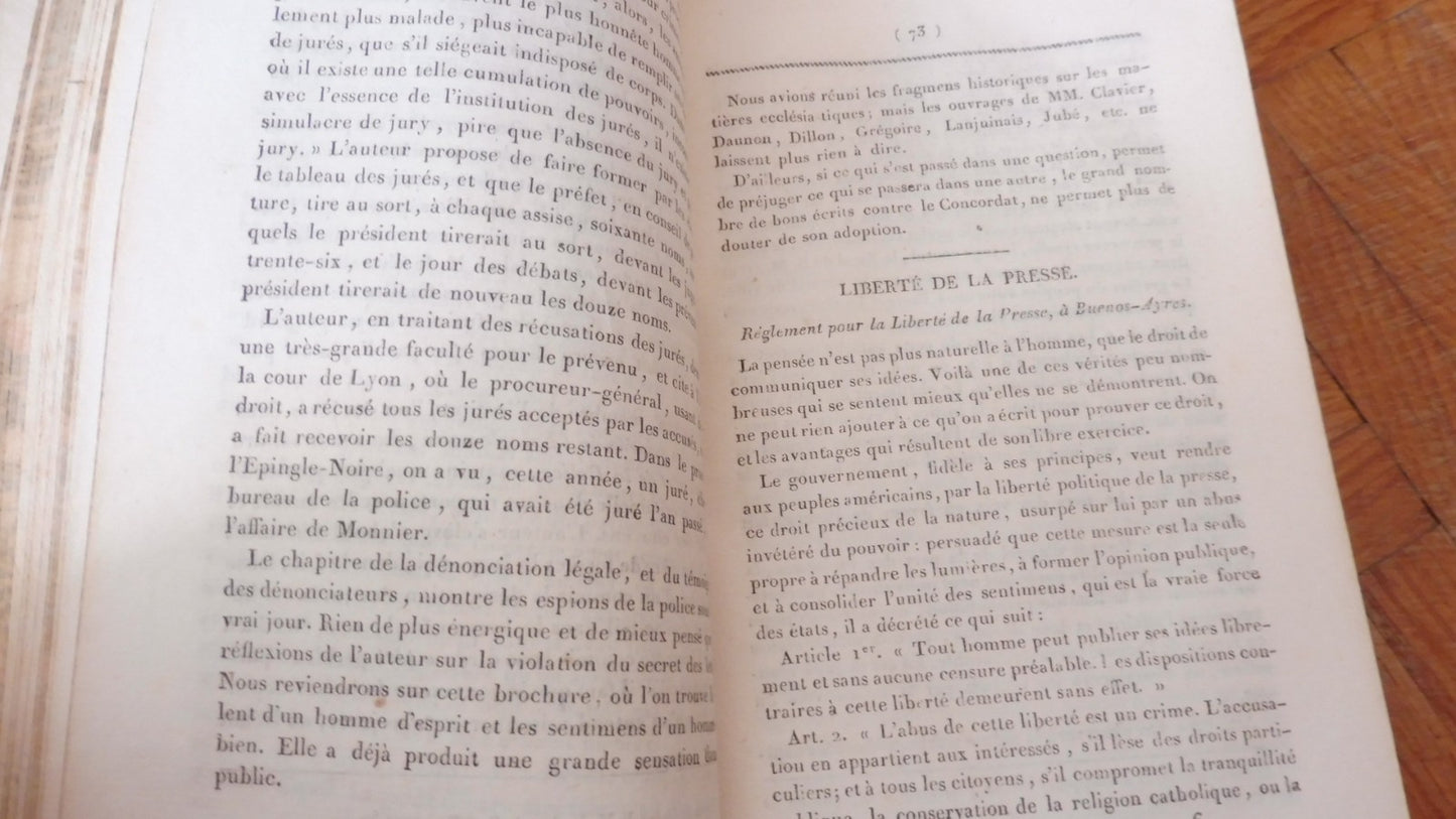 Bibliothèque historique (Chevalier, Cauchois, Lemaire) 1818 8 vol.
