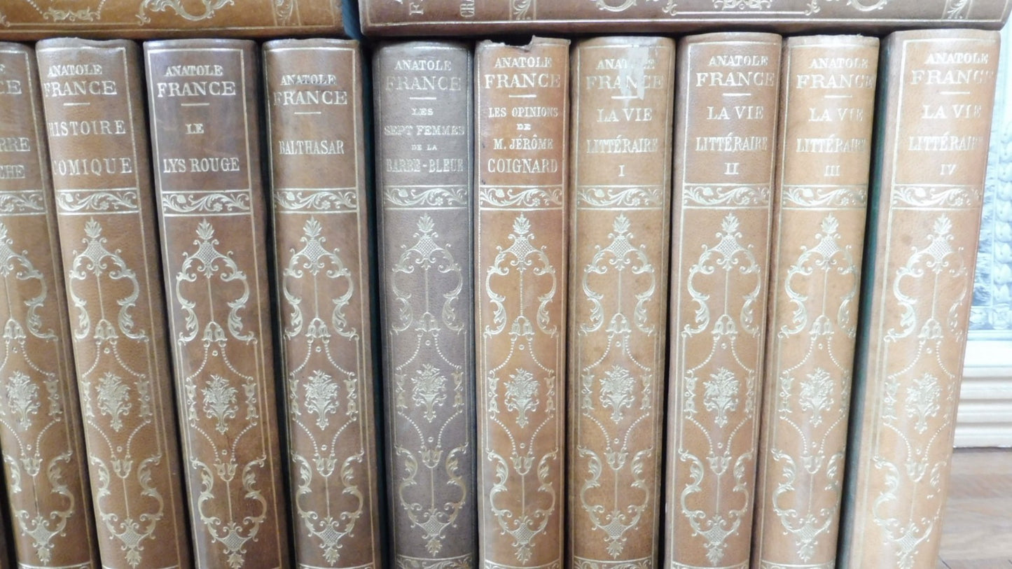 Oeuvres d'Anatole France 1912 26 vol.