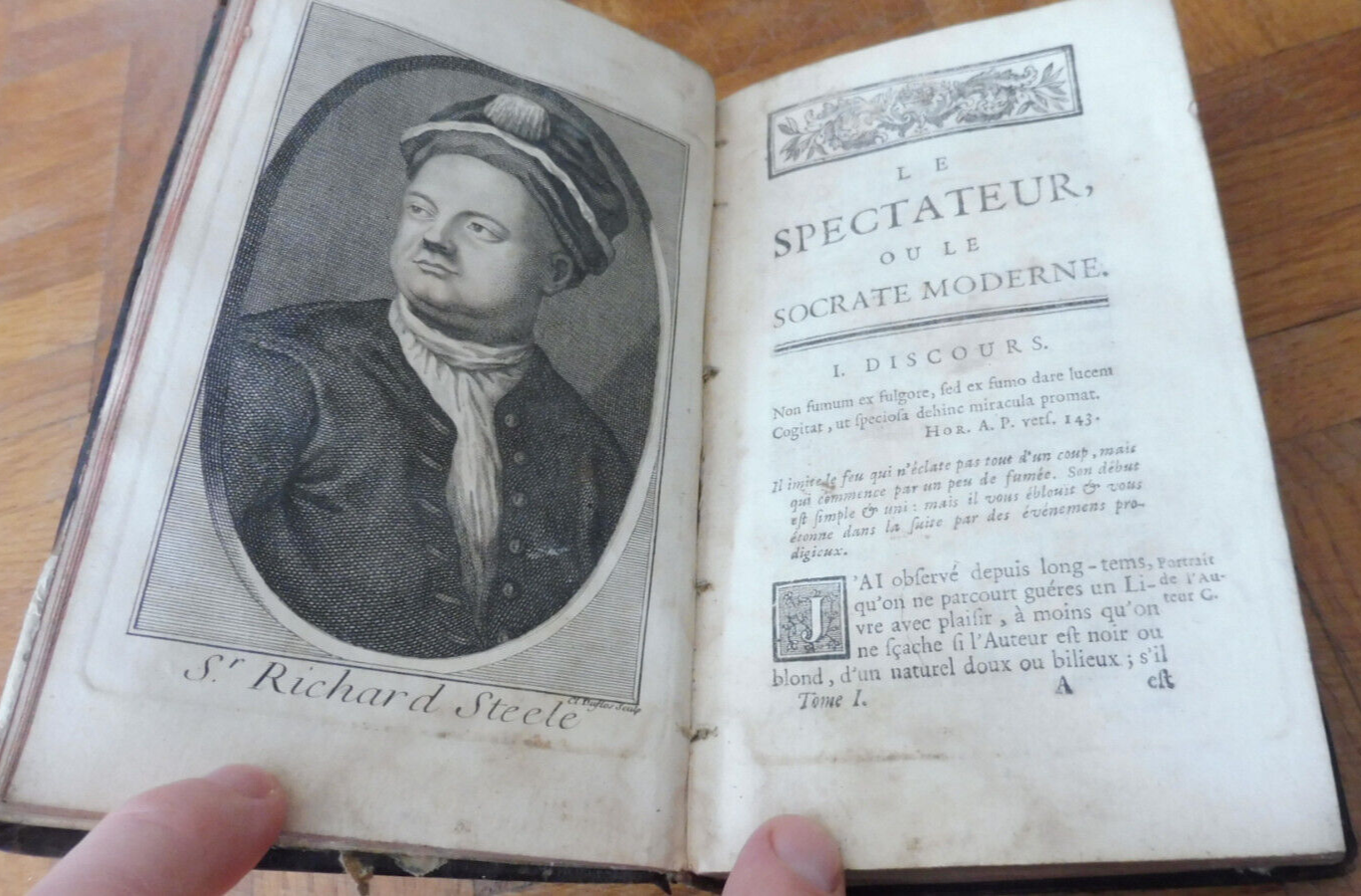 Le Spectateur ou le Socrate moderne (R. Steele) 1741-50 7 vol. MOEURS ANGLETERRE