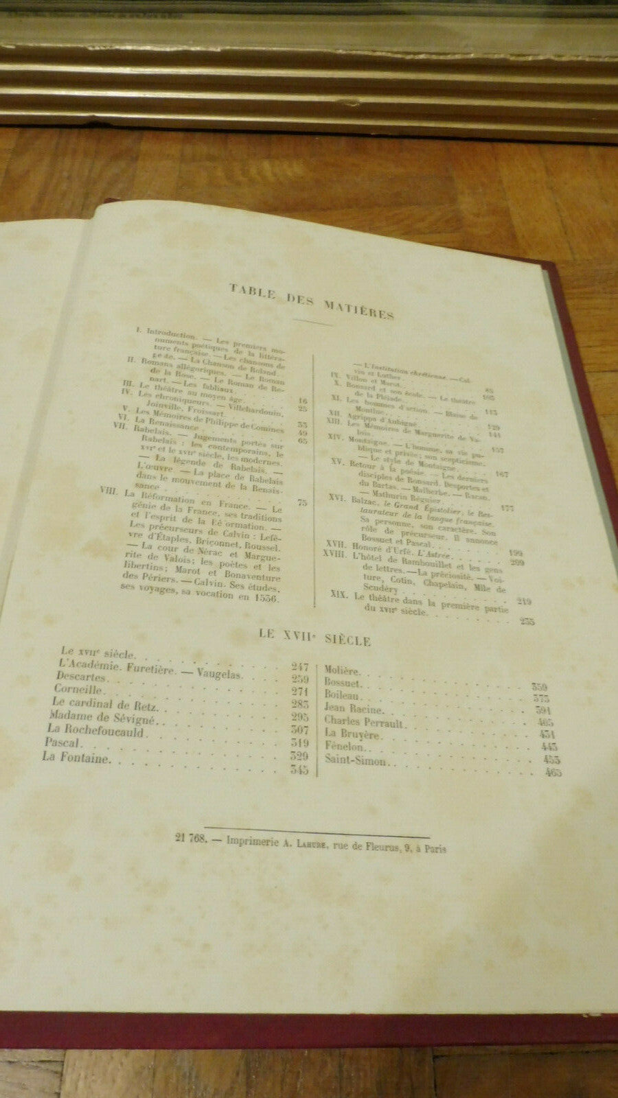La Littérature française des origines au XVIIIe S. (Paul Albert) 1891