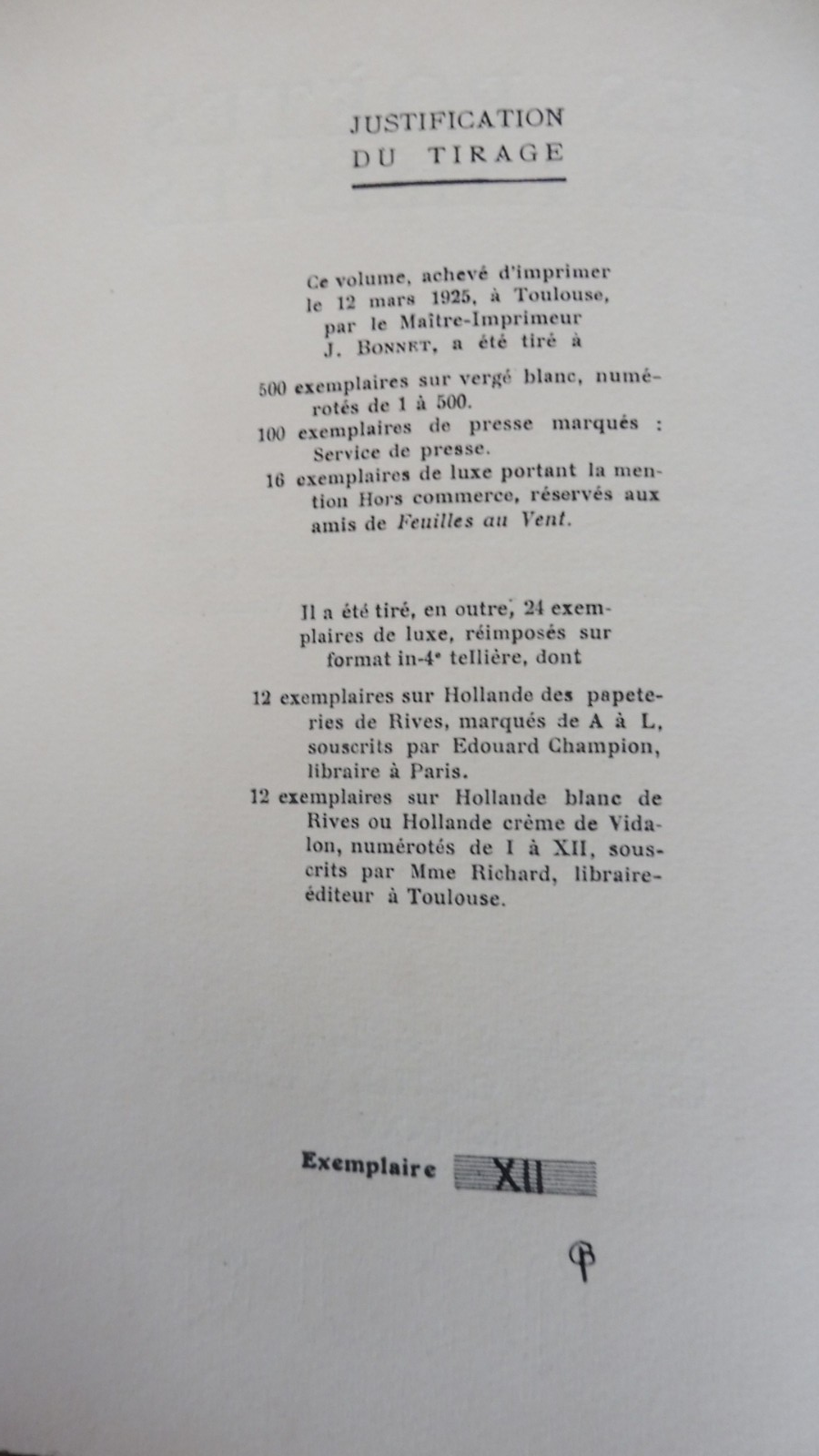 Les Poètes fantaisistes (Toulet et Pellerin) 1925