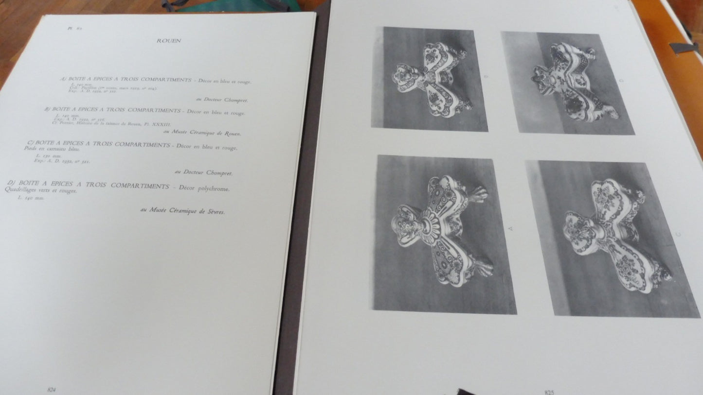 Répertoire de la faïence Française (Chompret dir.) 1935 6/6 IN FOLIO