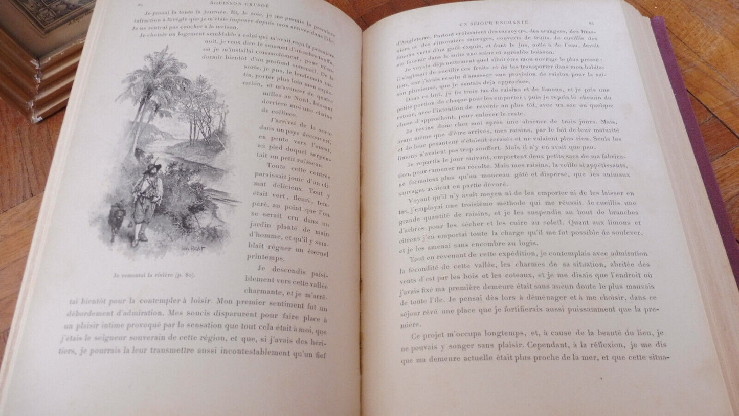 Robinson Crusoé (Daniel De Foë) s.d. illus. Paget