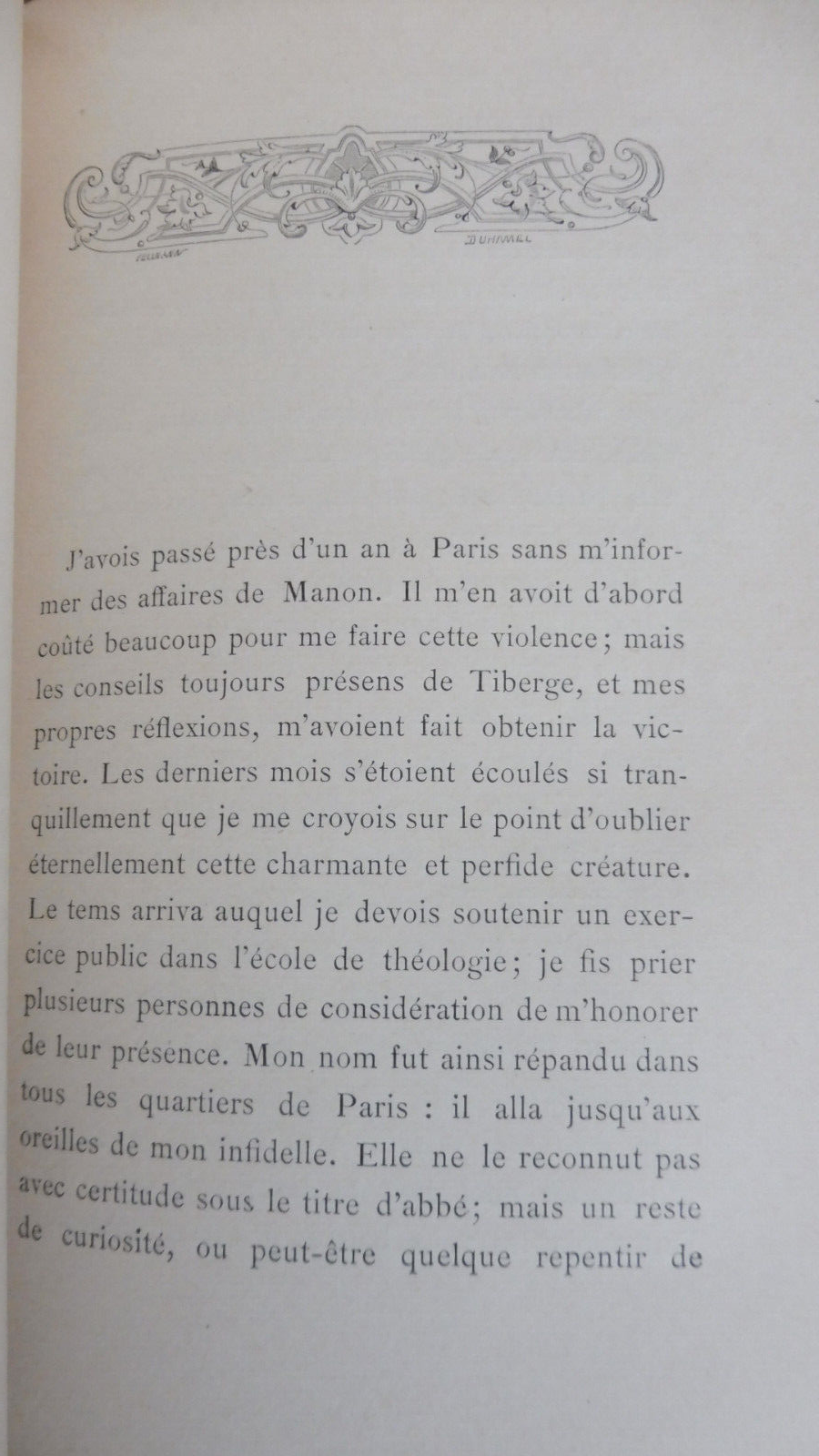 Manon Lescaut (l'Abbé Prévost) s.d.