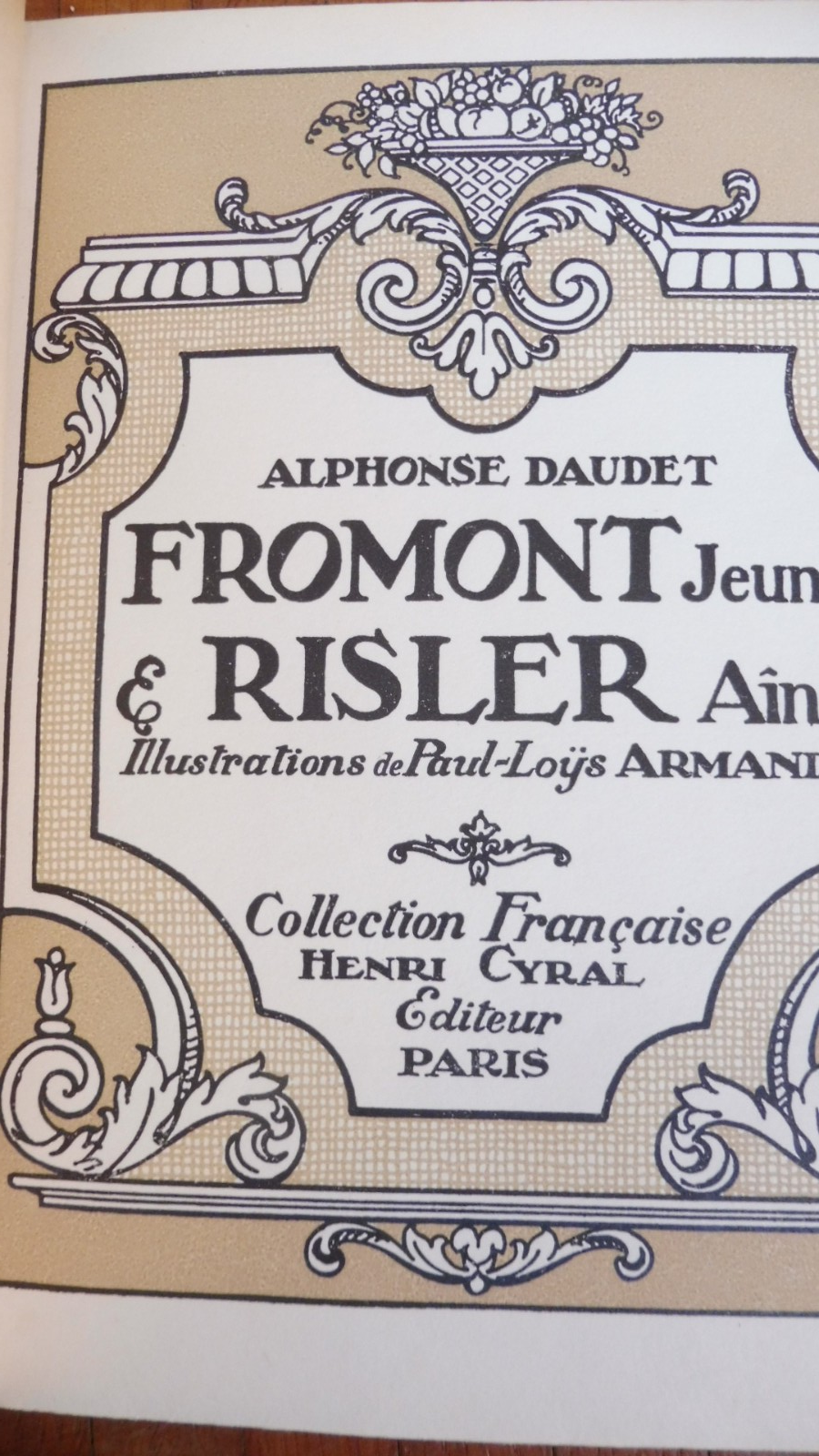 Fromont jeune et Risler aîné (Alphonse Daudet) 1924 illus. Armand VELIN