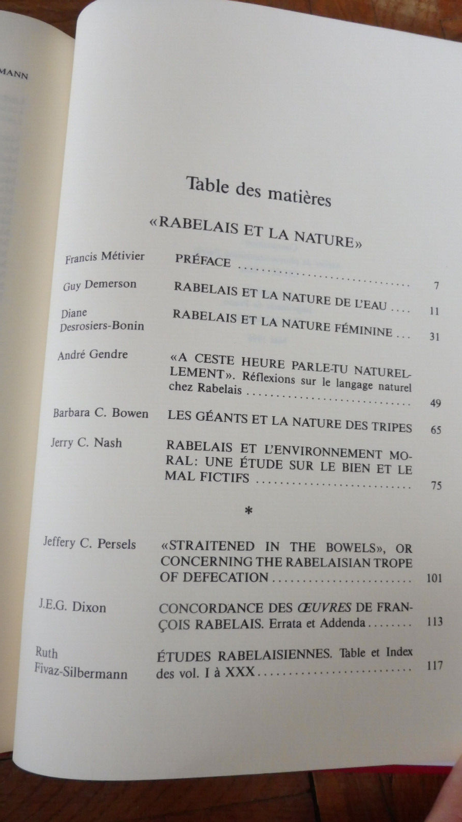Etudes rabelaisiennes. Tome XXI (Métivier dir.) 1996 RENAISSANCE