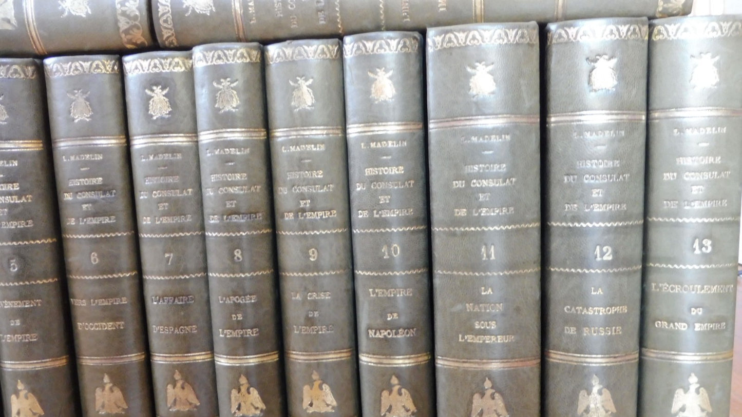 Histoire du Consulat et de l'Empire (Louis Madelin) 1943-54 16 vol.