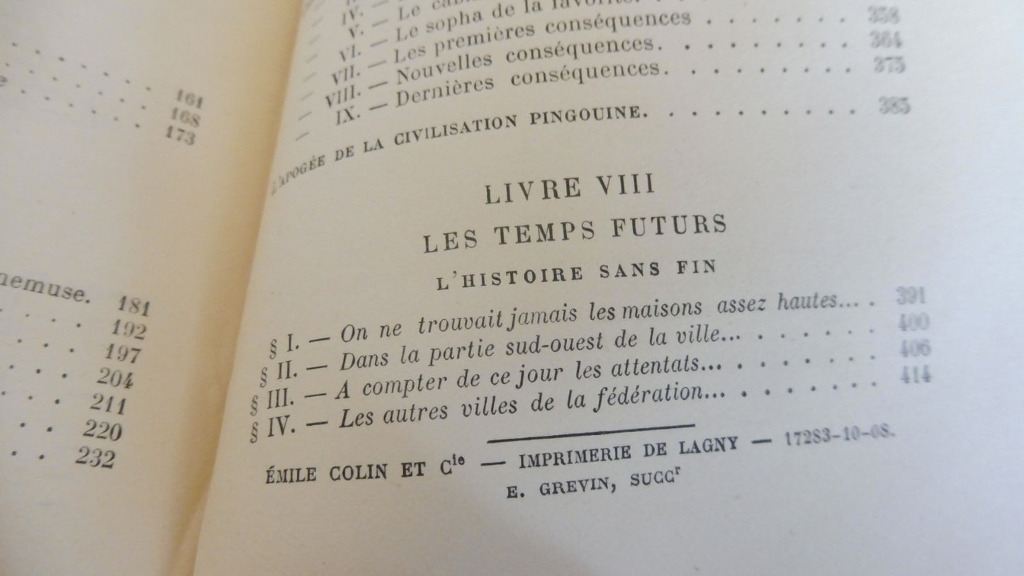 L'Île aux pingouins (Anatole France) 1908