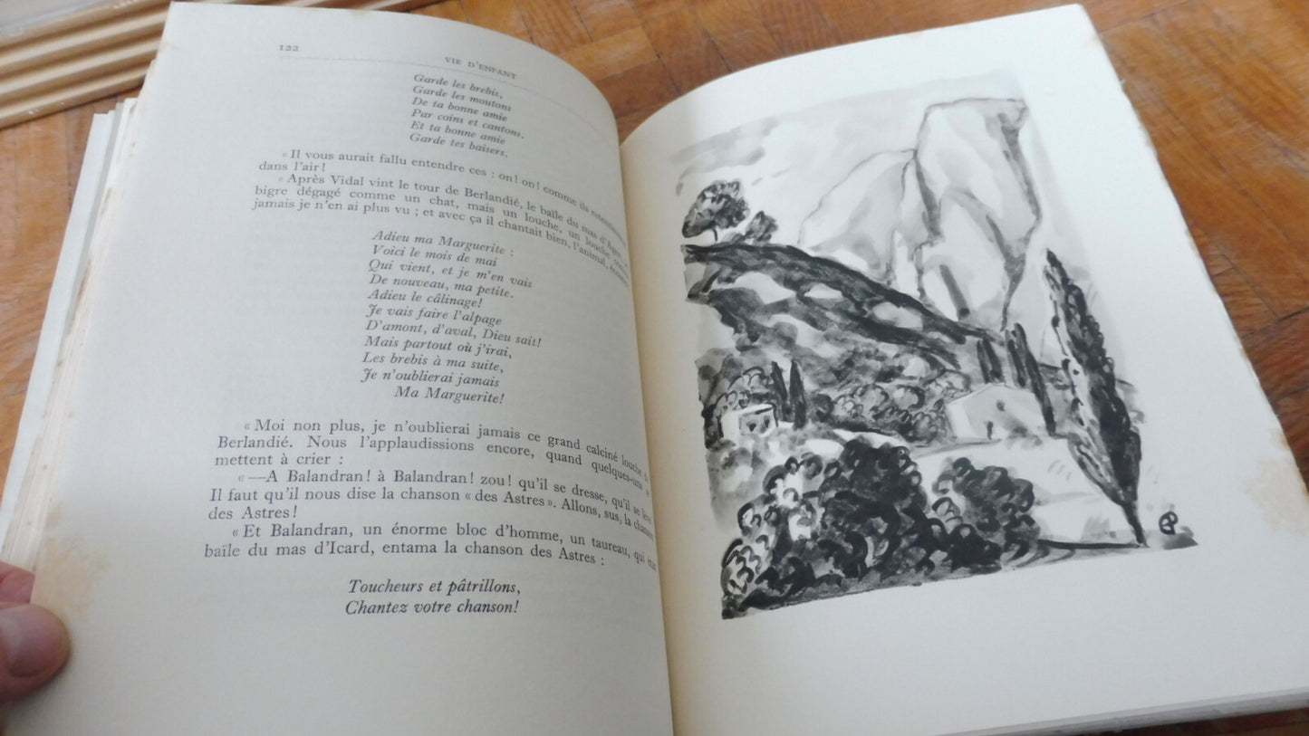 Vie d'Enfant. Le Valet de ferme (Alphonse Daudet) 1929 illus. Girieud