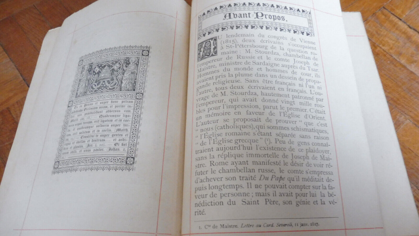 Du Pape (Joseph De Maistre) s.d.