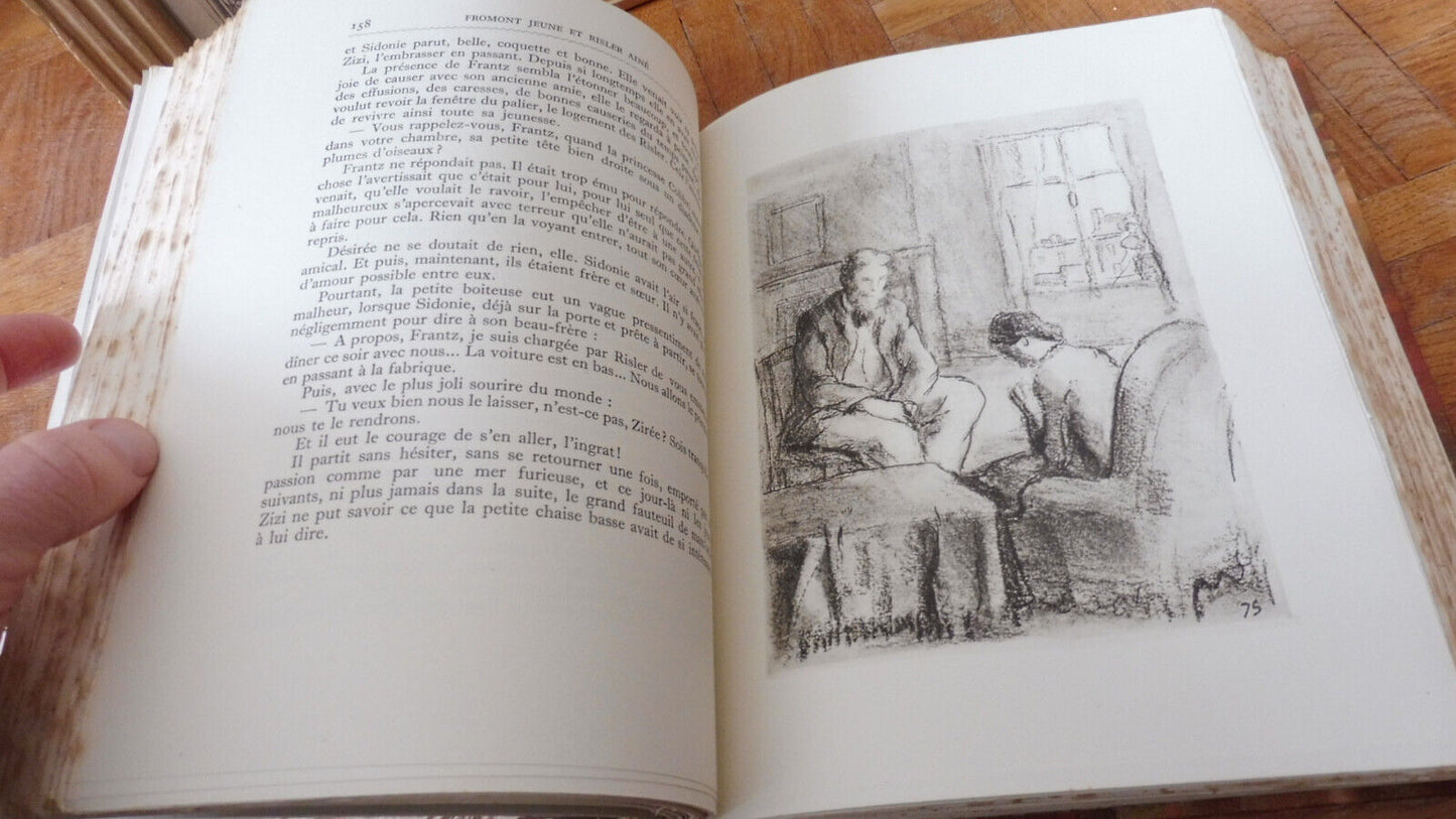 Fromont Jeune & Risler Ainé (Alphonse Daudet) 1929 illus. Serrière