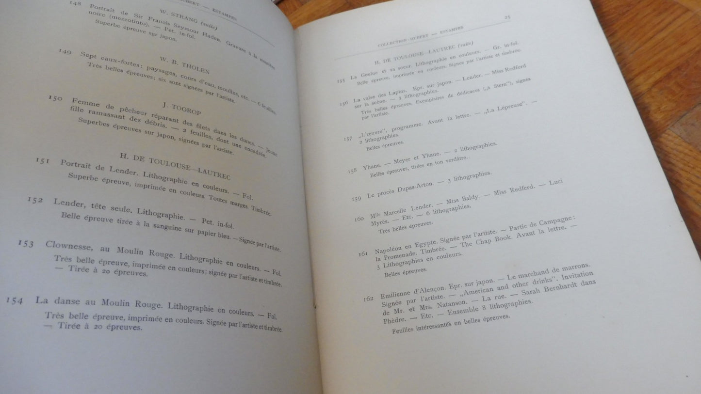 Catalogue de la collection du Dr. H. J. Hubert 1911