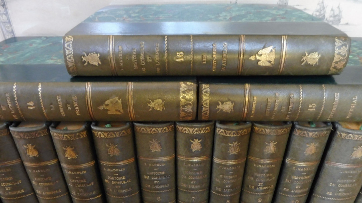 Histoire du Consulat et de l'Empire (Louis Madelin) 1943-54 16 vol.