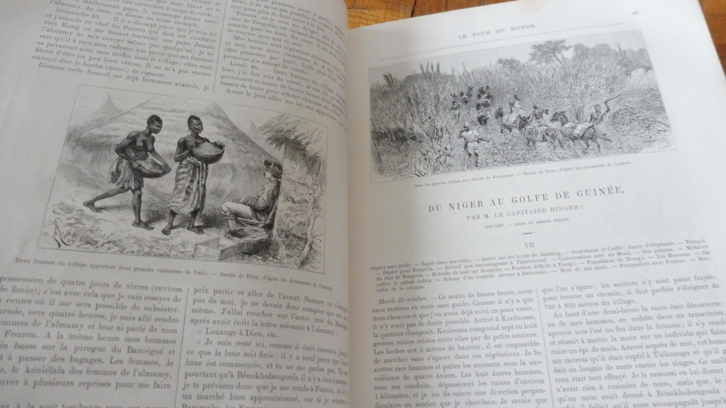 Le Tour du monde. Année 1891 (E. Charton) 1891 CORSE, GUINEE, TONKIN, RUSSIE...