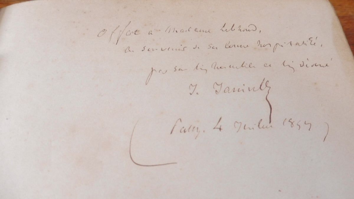 Les Petits bonheurs (Jules Janin) s.d. illus. Gavarni ENVOI
