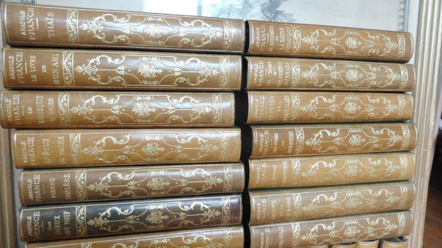 Oeuvres d'Anatole France 1912 26 vol.