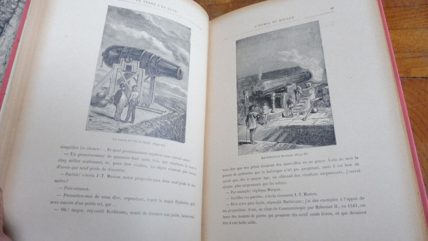 De la Terre à la Lune (Jules Verne) s.d. illus. Montaut