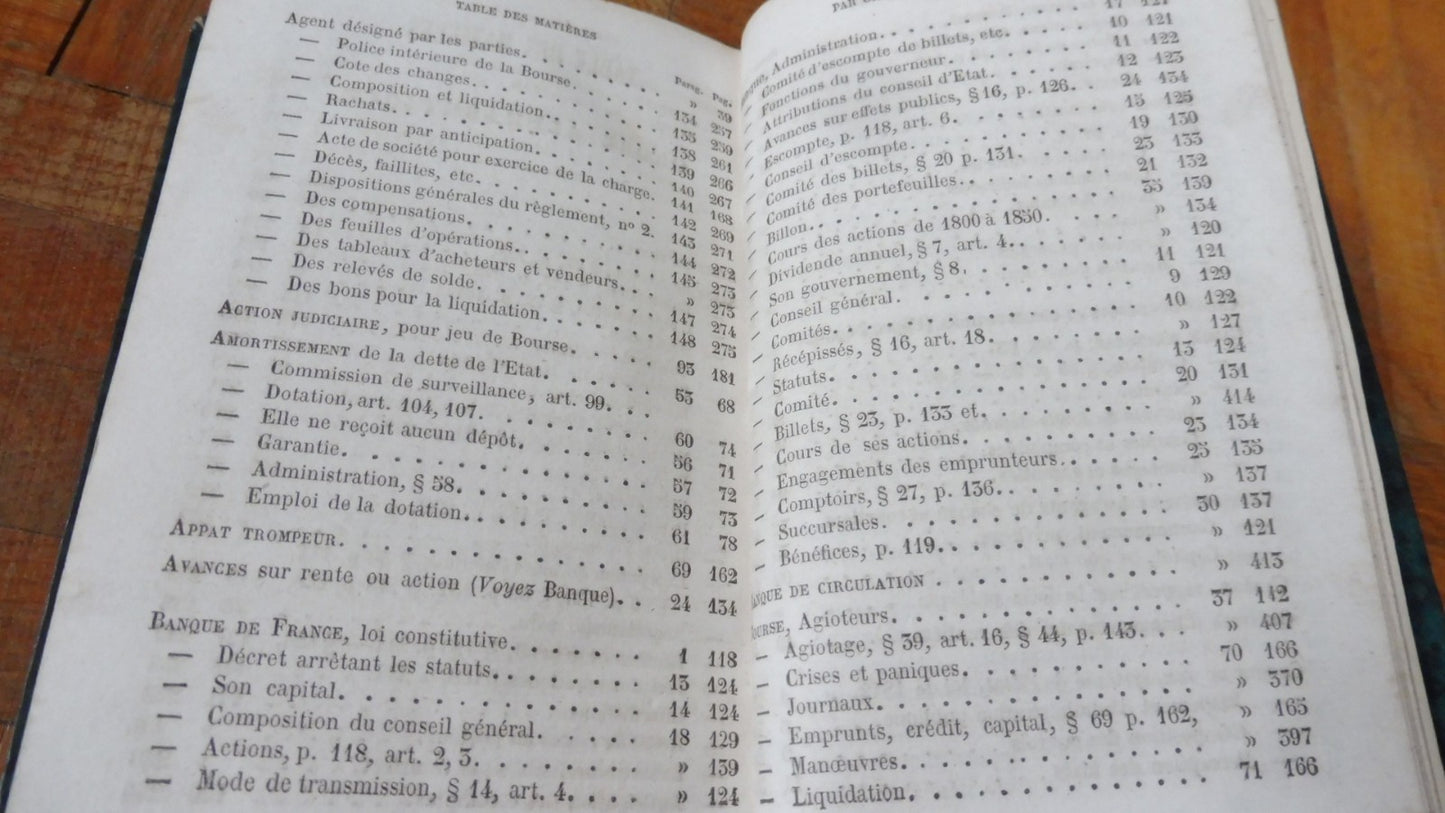 Le Bourse et ses spéculations (Boyard) 1853 MANUEL RORET