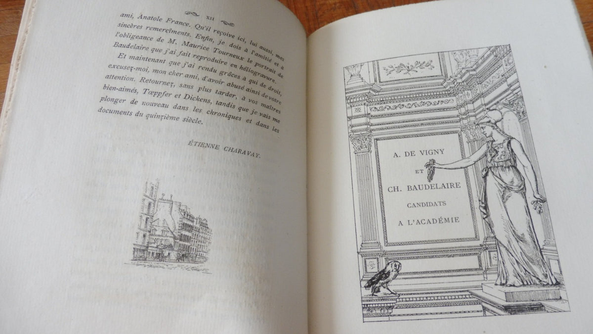 A. De Vigny et Ch. Baudelaire candidats à l'Académie Française (Charavay) 1879