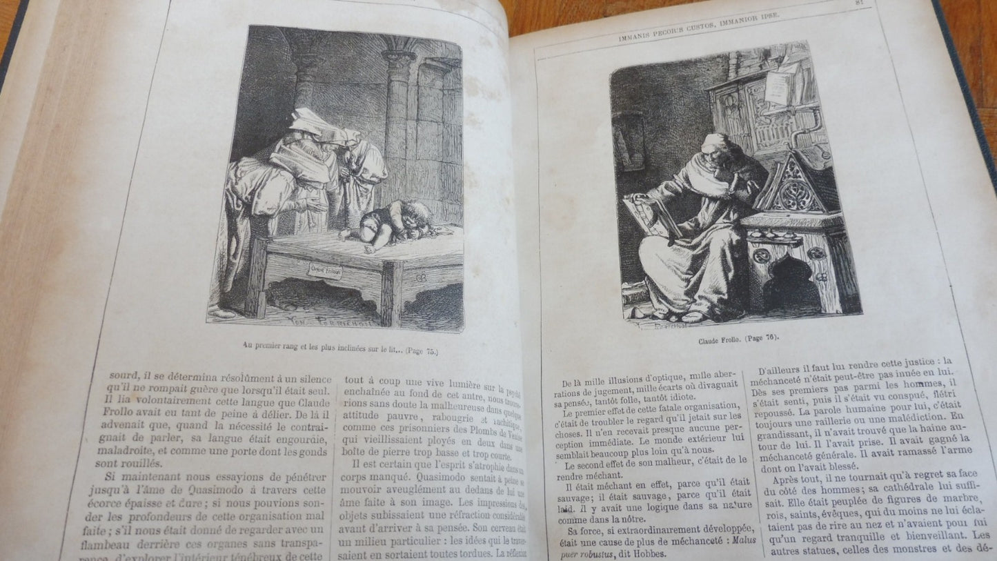 Notre-Dame de Paris (Victor Hugo) 1876 illus. Brion