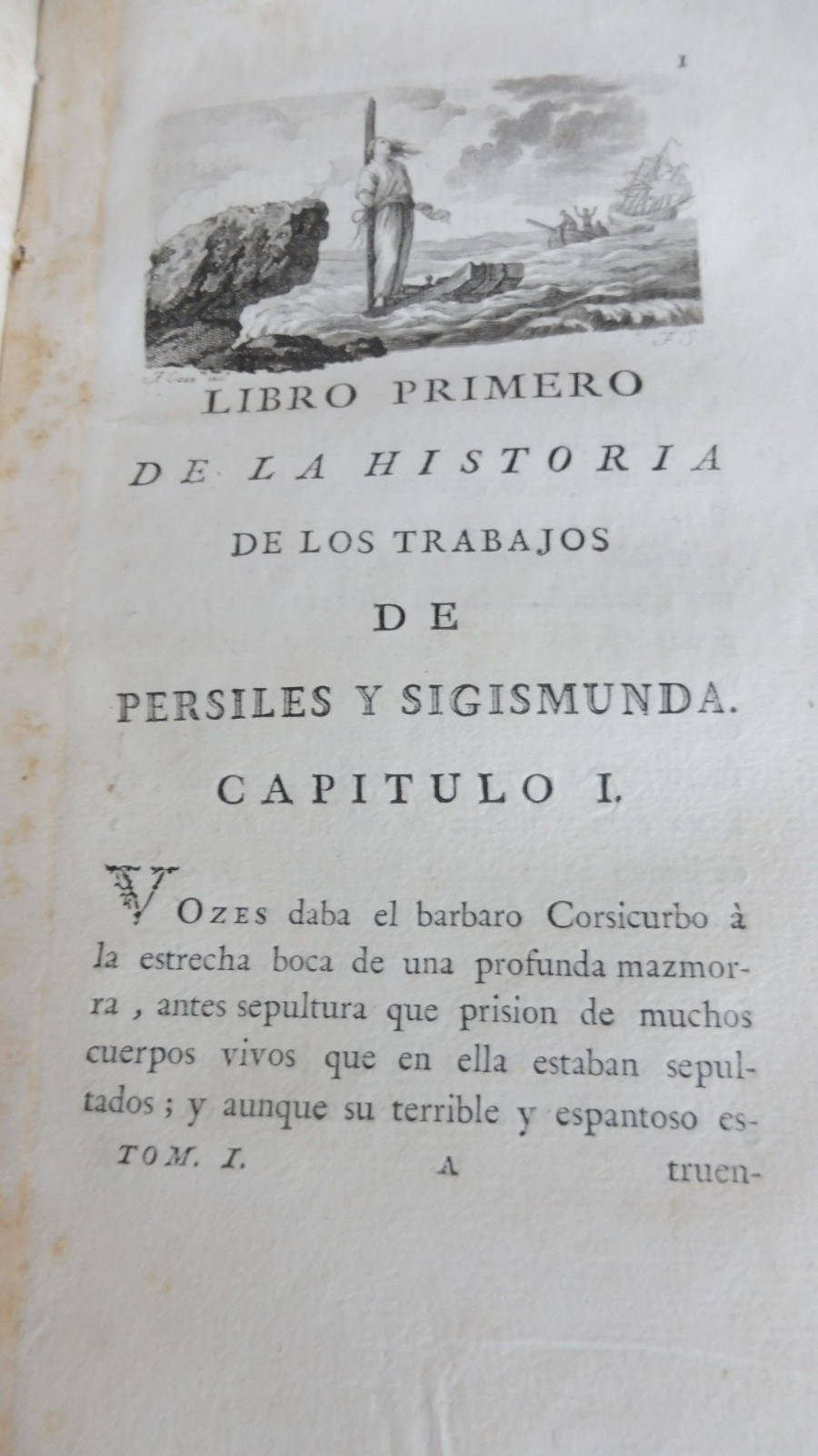 Trabajos de Persiles y Sigismunda por Cervantes 1781 2/2