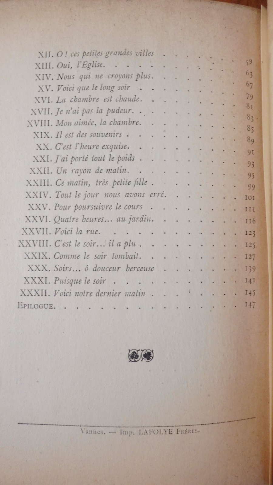 Le Voyage (Roger Eng) 1913 POESIE NORMANDIE ENVOI