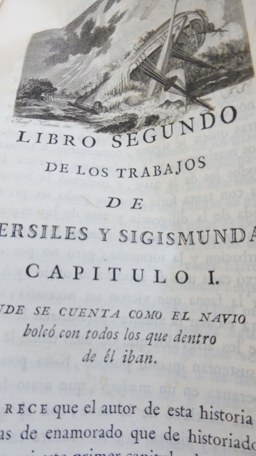 Trabajos de Persiles y Sigismunda por Cervantes 1781 2/2