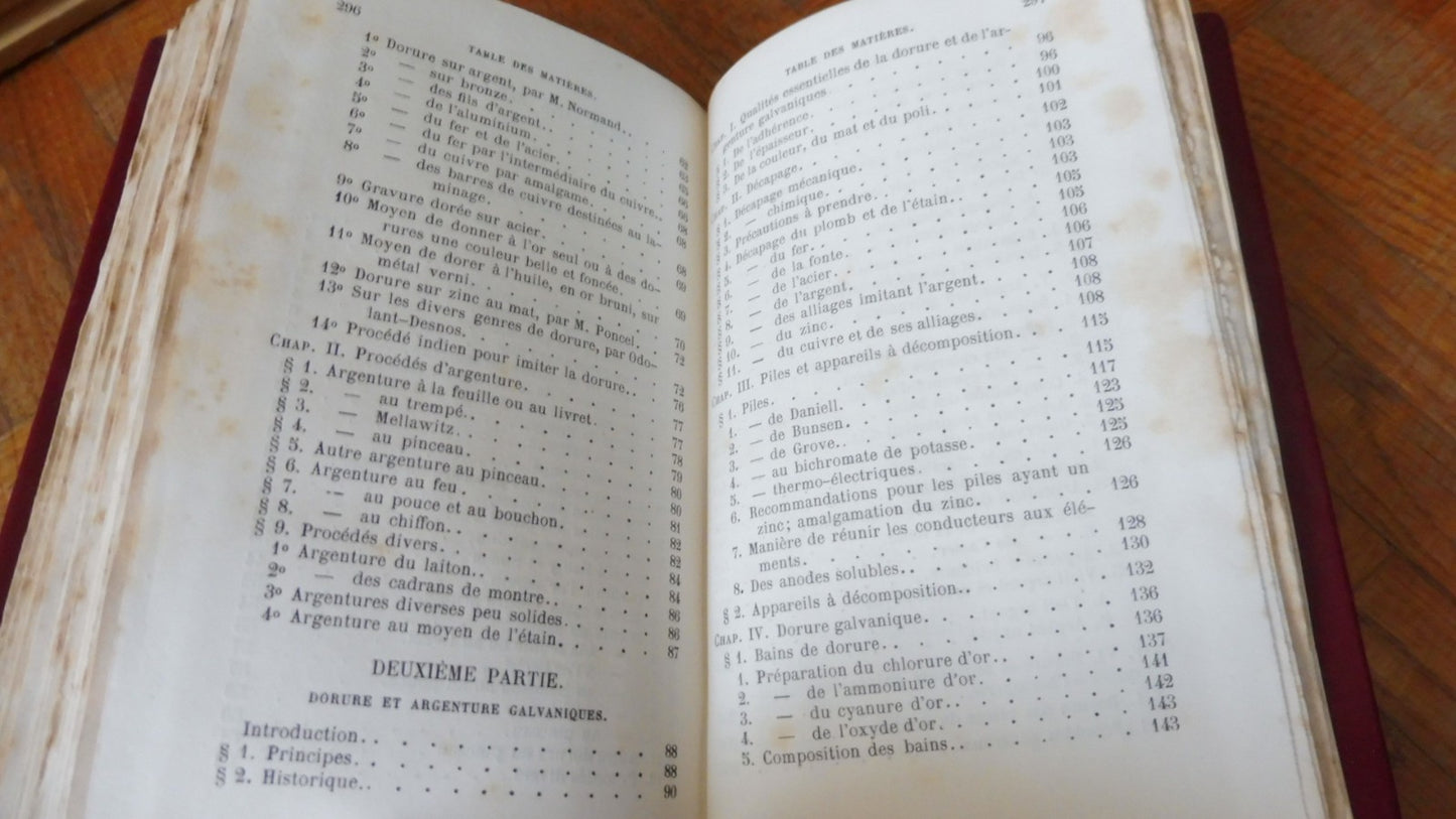 Manuel de dorure et argenture sur métaux (Mathey) 1870 RORET