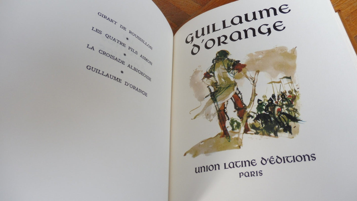 Poèmes épiques 1972 4/4 illus. Fontanarosa
