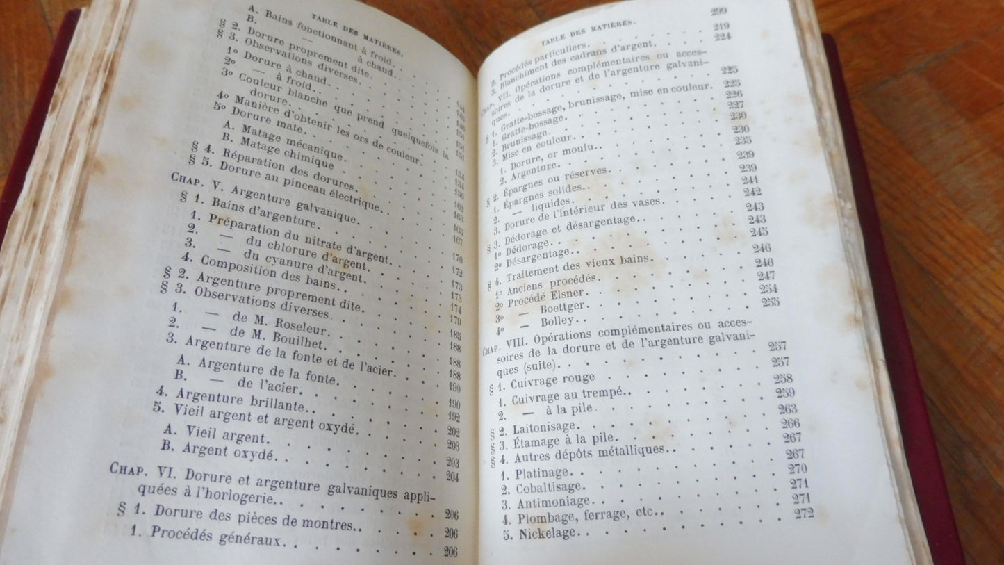 Manuel de dorure et argenture sur métaux (Mathey) 1870 RORET