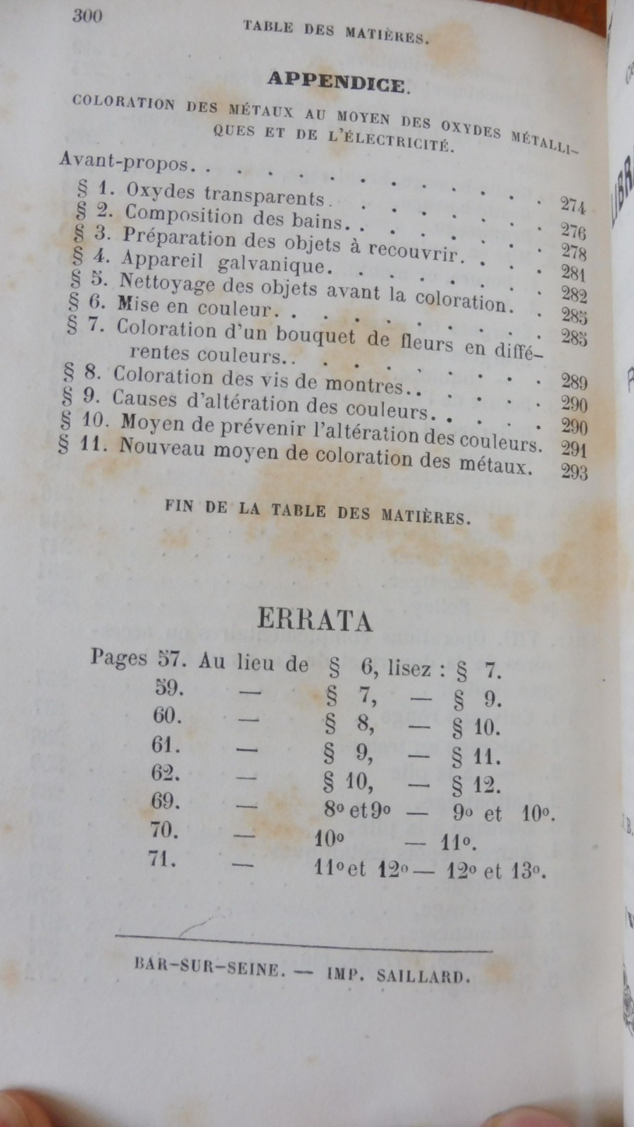 Manuel de dorure et argenture sur métaux (Mathey) 1870 RORET