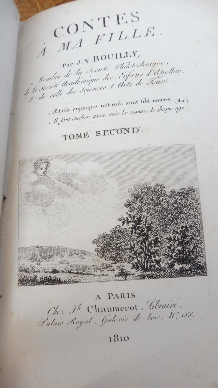 Contes à ma fille (Jean Nicolas Bouilly) 1810 2/2
