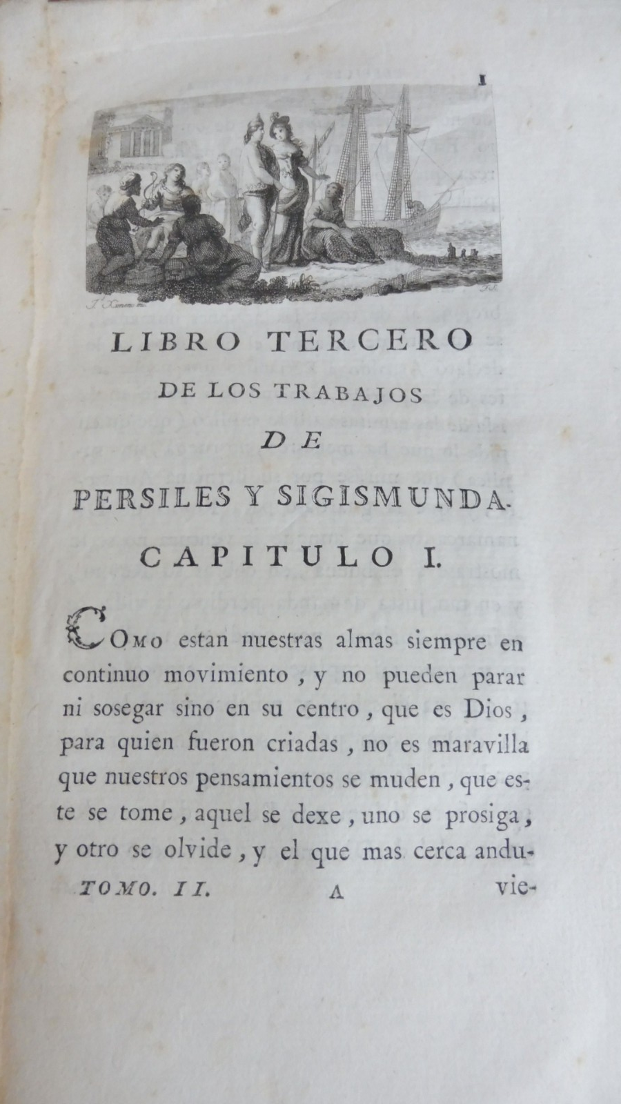 Trabajos de Persiles y Sigismunda por Cervantes 1781 2/2