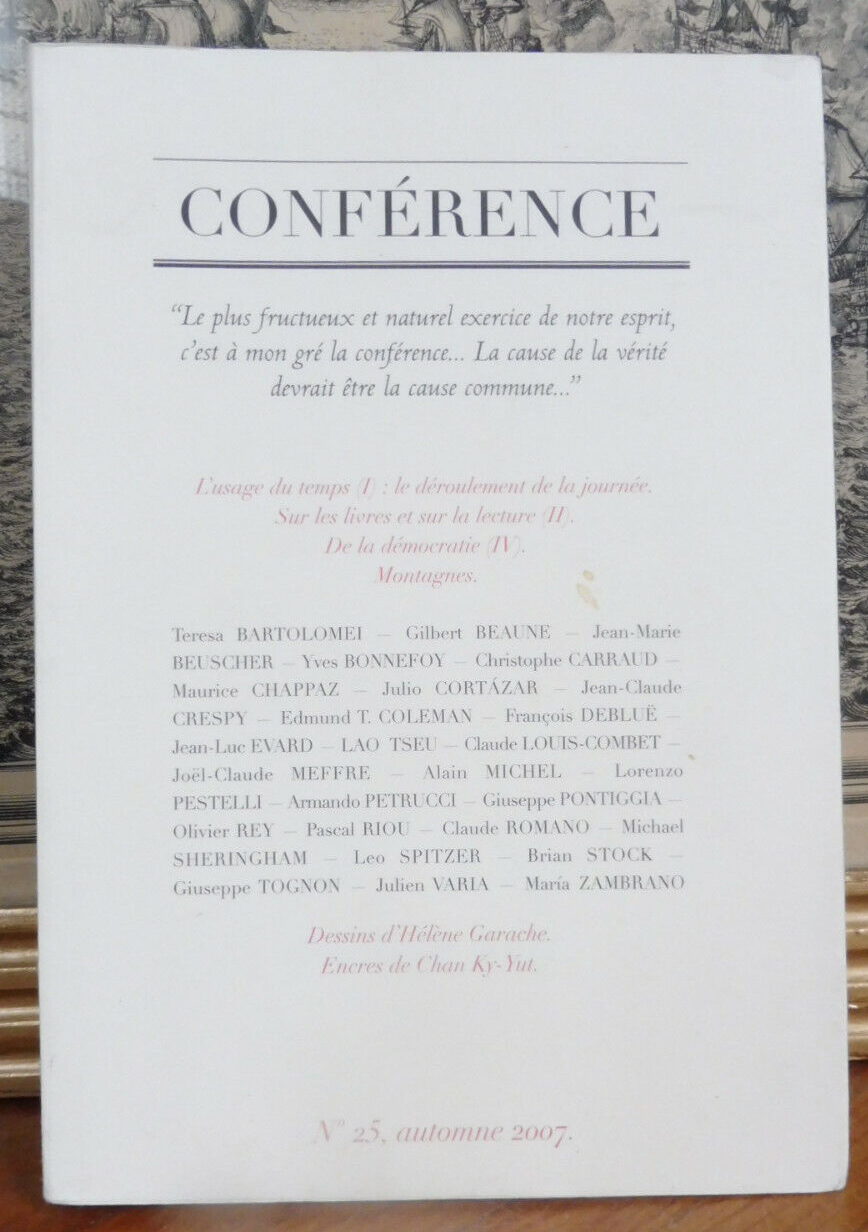Revue Conférence n°25 (2007)