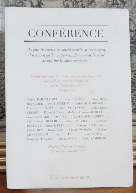 Revue Conférence n°25 (2007)