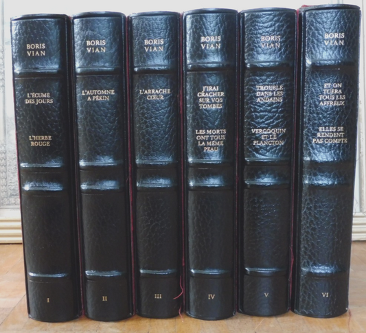 Oeuvres de Boris Vian 1980 6/6 illus. Topor