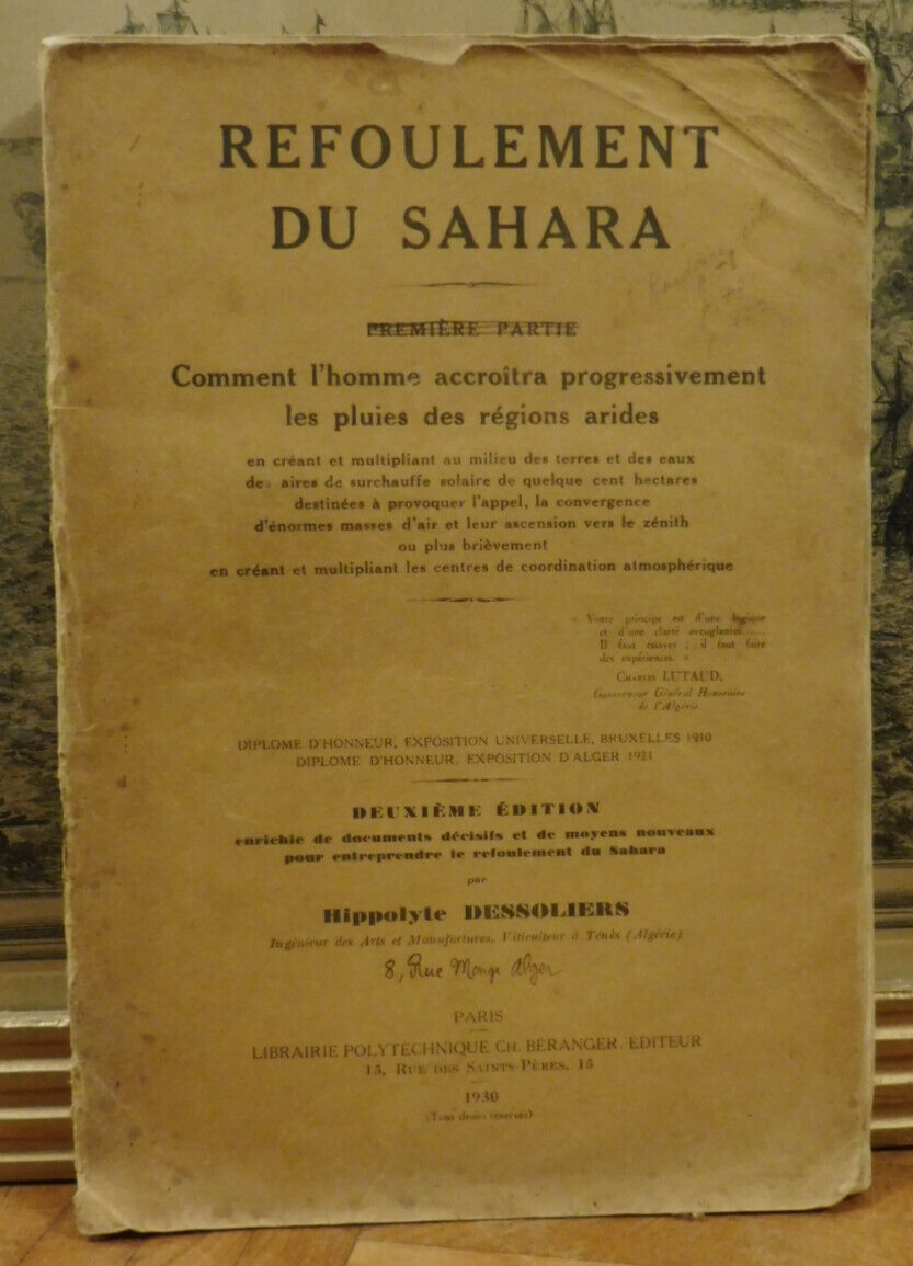 Le Refoulement du Sahara (Hipollyte Dessoliers) 1930