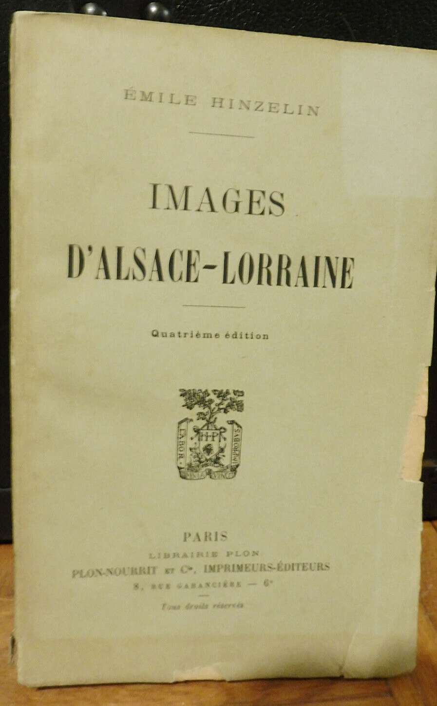 Images d'Alsace-Lorraine (E. Hinzelin)