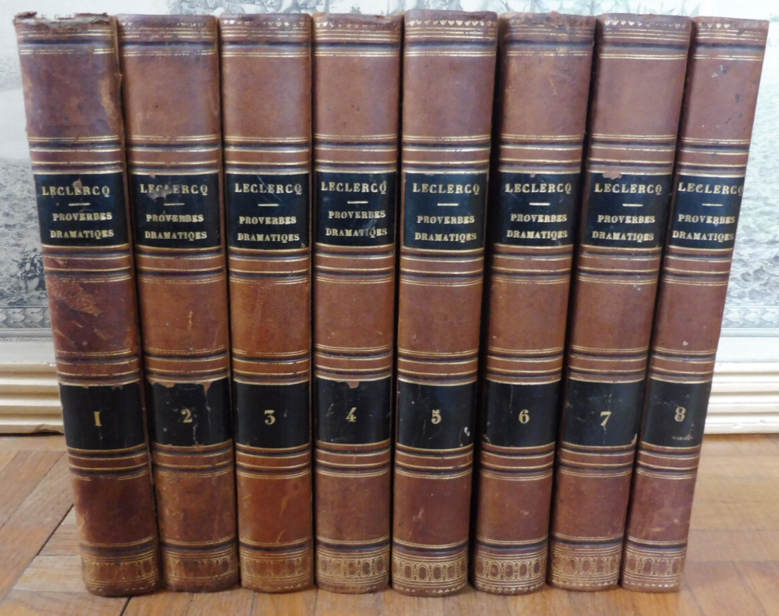 Proverbes dramatiques (Théodore Leclercq) 1935-1936