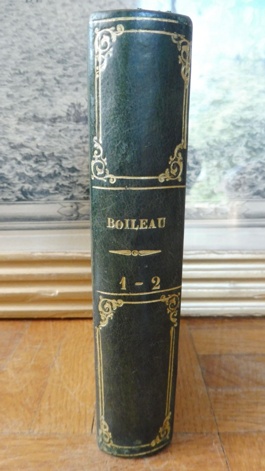 Oeuvres de Boileau 1829 2 tomes en 1 vol.