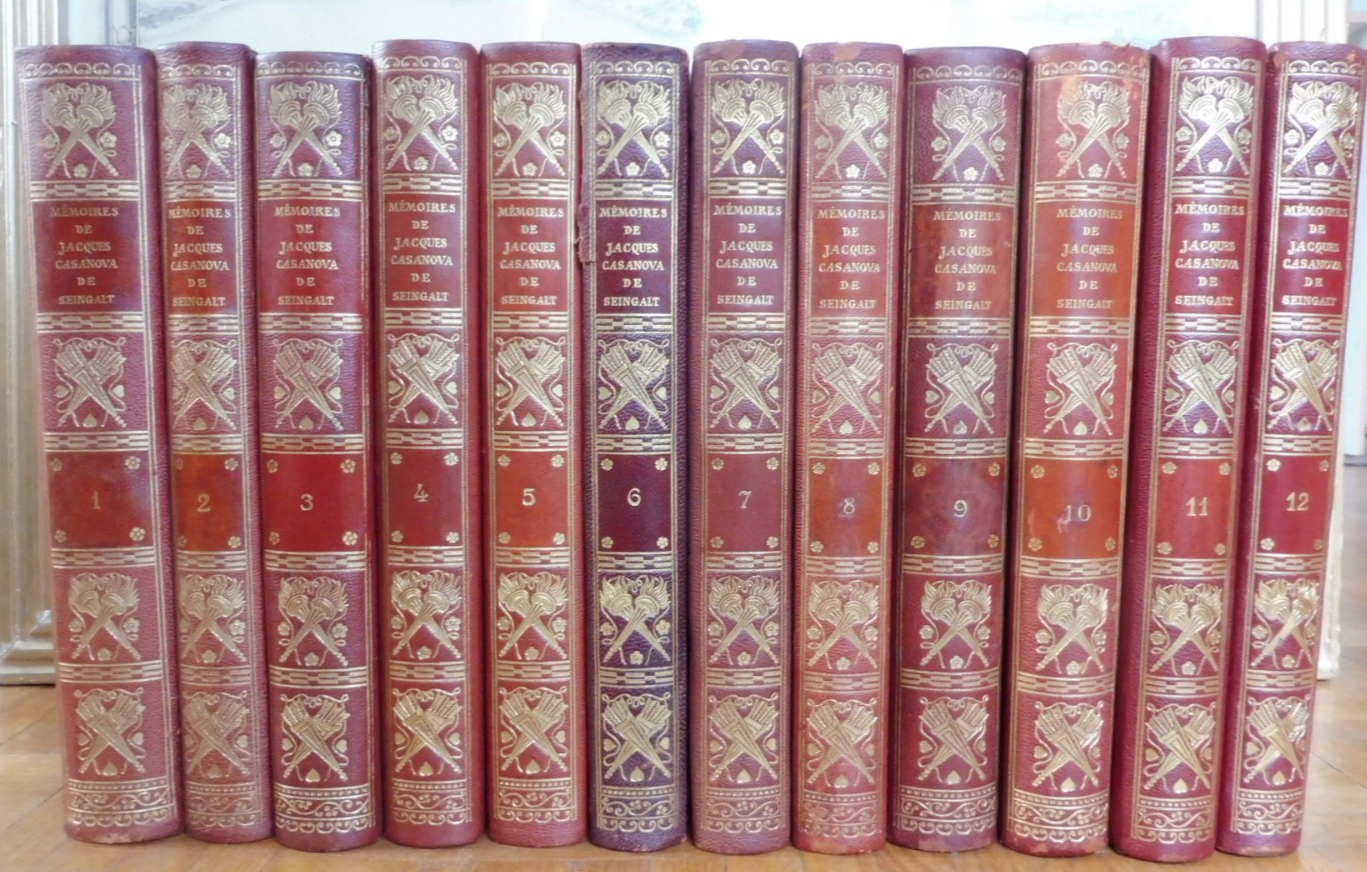 Oeuvres de Jacques Casanova de Seingalt 1924-35 12/12