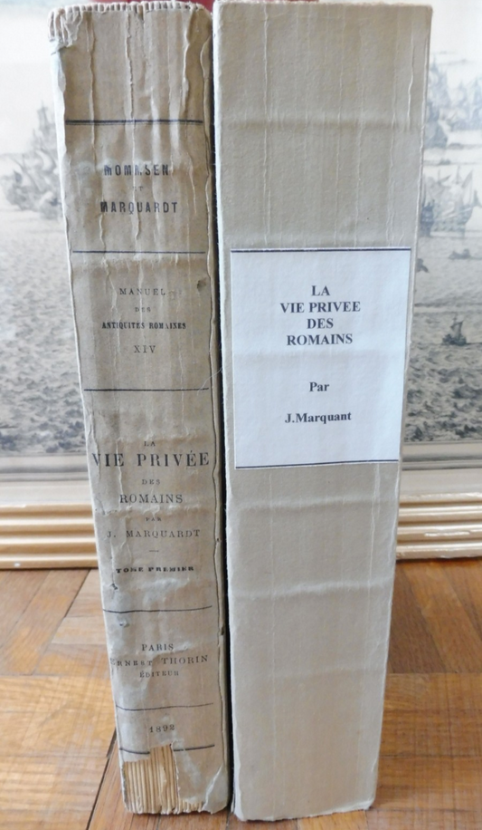 La Vie privée des romains (Joachim Marquardt) 1892-93 2/2