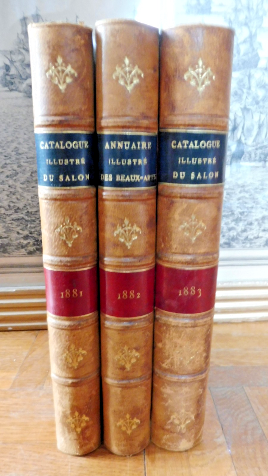 Lot beaux arts (F.-G. Dumas) 1881-83 3 vol.
