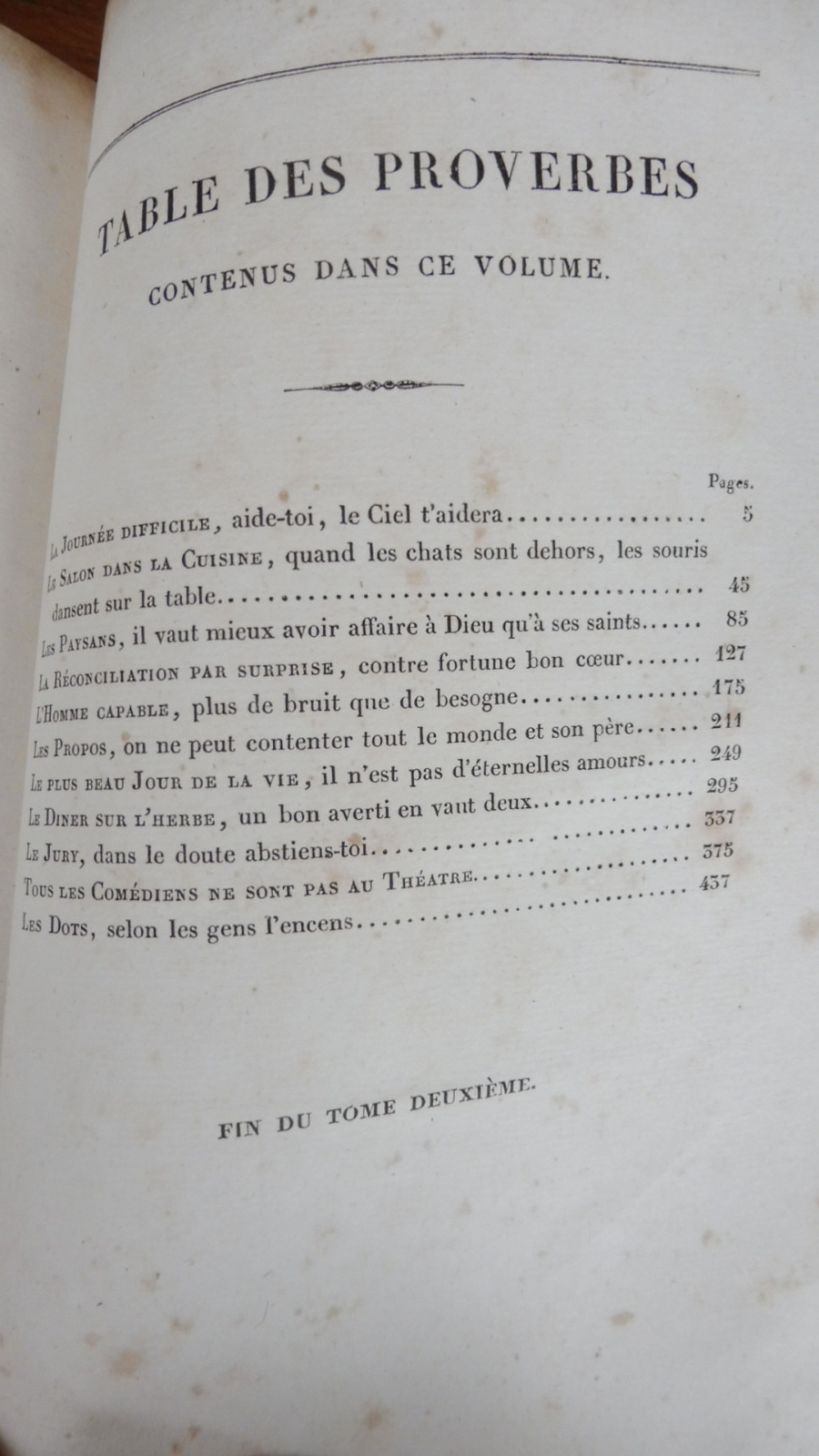 Proverbes dramatiques (Théodore Leclercq) 1935-1936