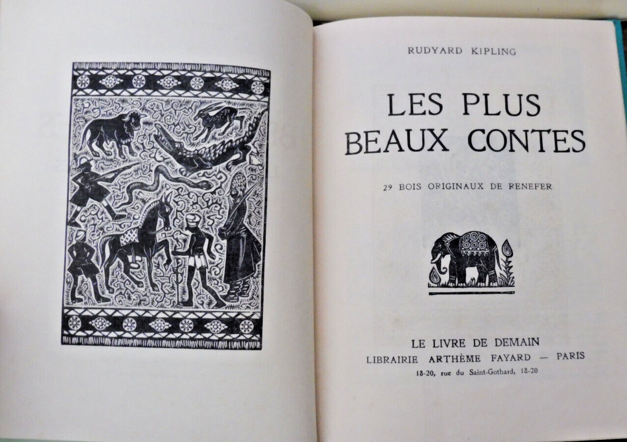 Les Plus beaux contes (Rudyard Kipling) s.d. illus. Renefer