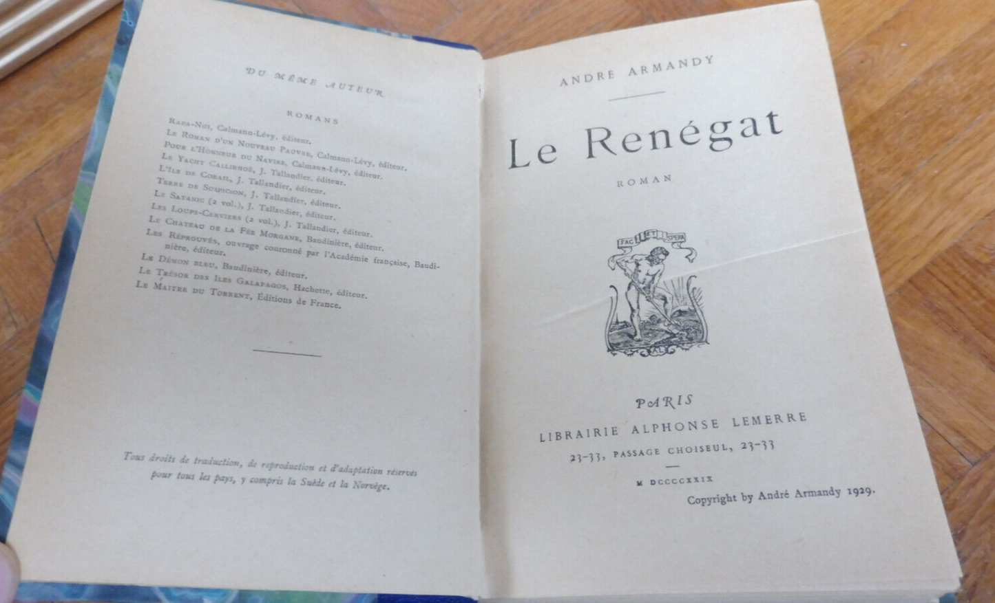Le Renégat (André Armandy) 1929
