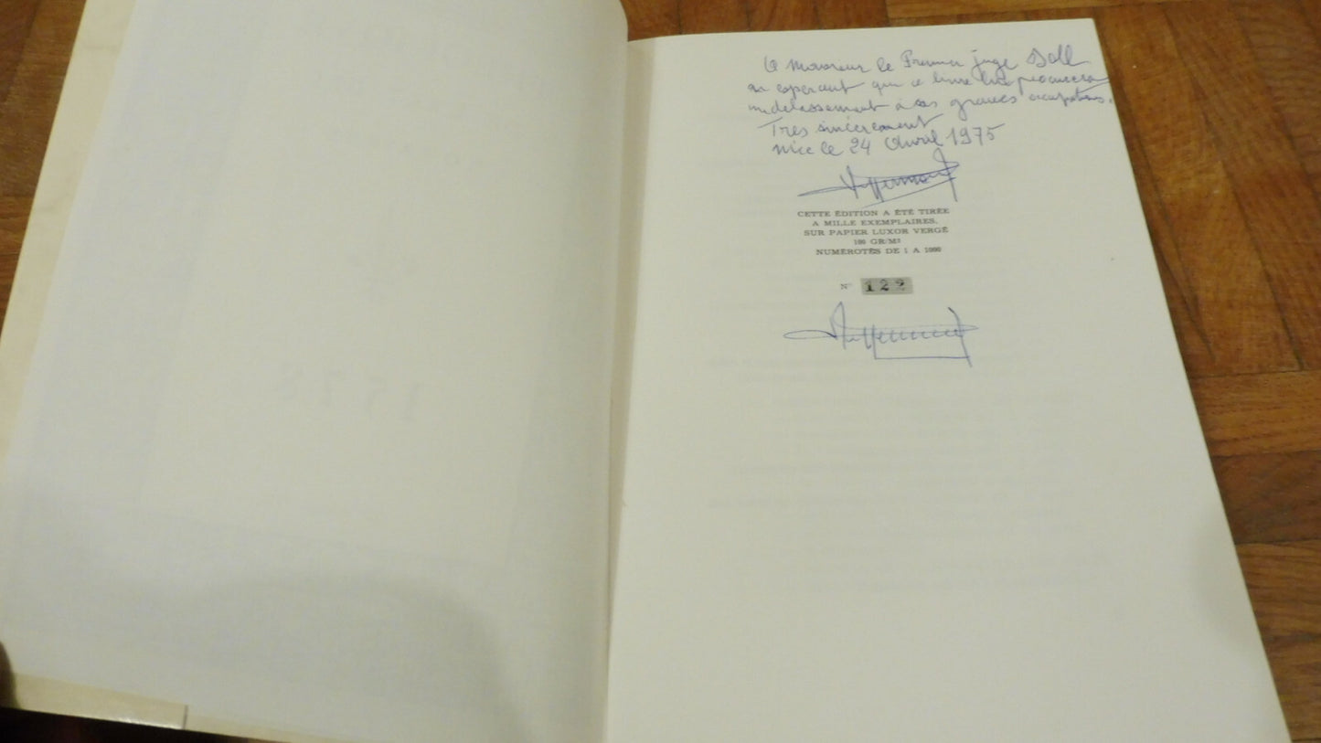 Théorique de l'art des notaires 1974 NUMEROTE ENVOI de Raymond Herment