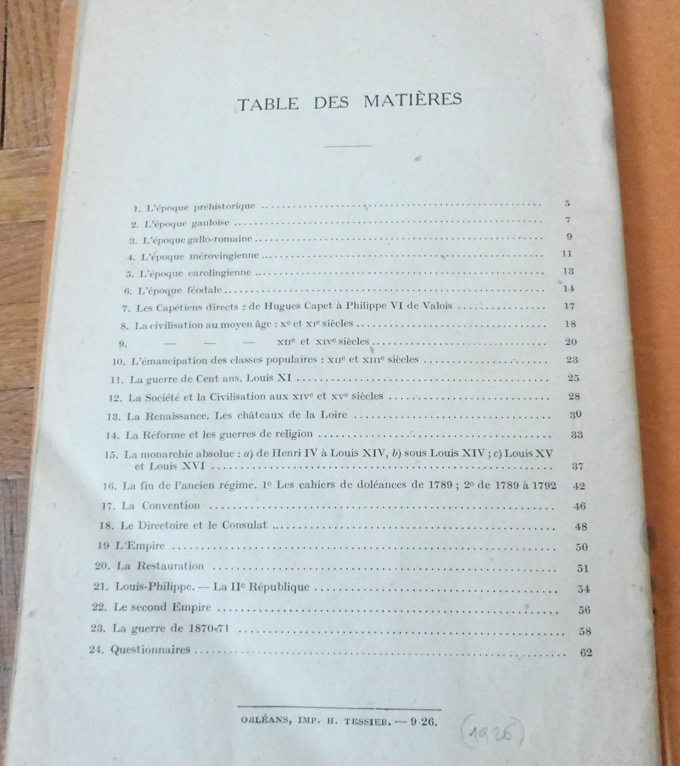 Histoire du Loiret (E. Robert) 1926